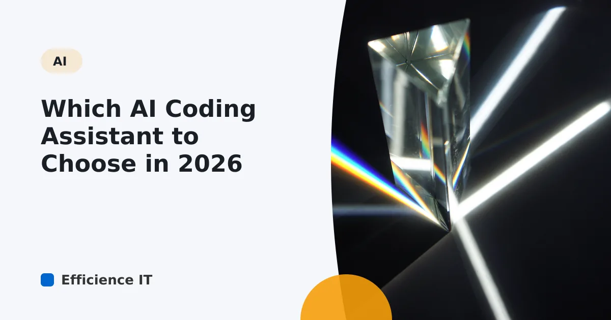 Which AI Coding Assistant to Choose in 2026