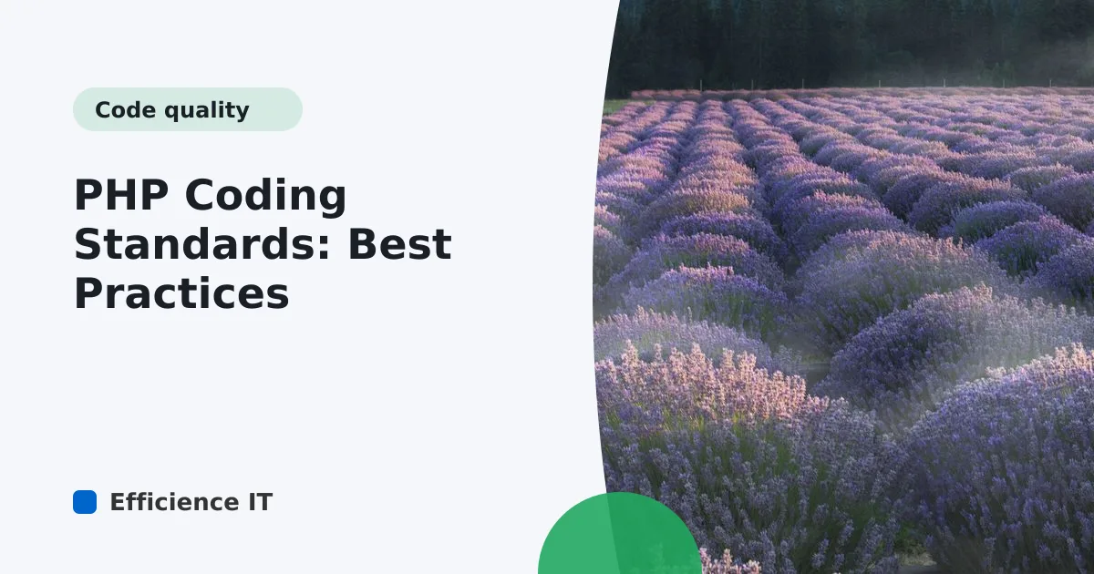 PHP Coding Standards: Best Practices
