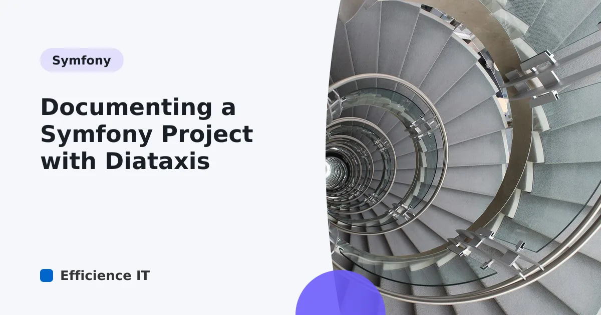 Documenting a Symfony Project with Diataxis