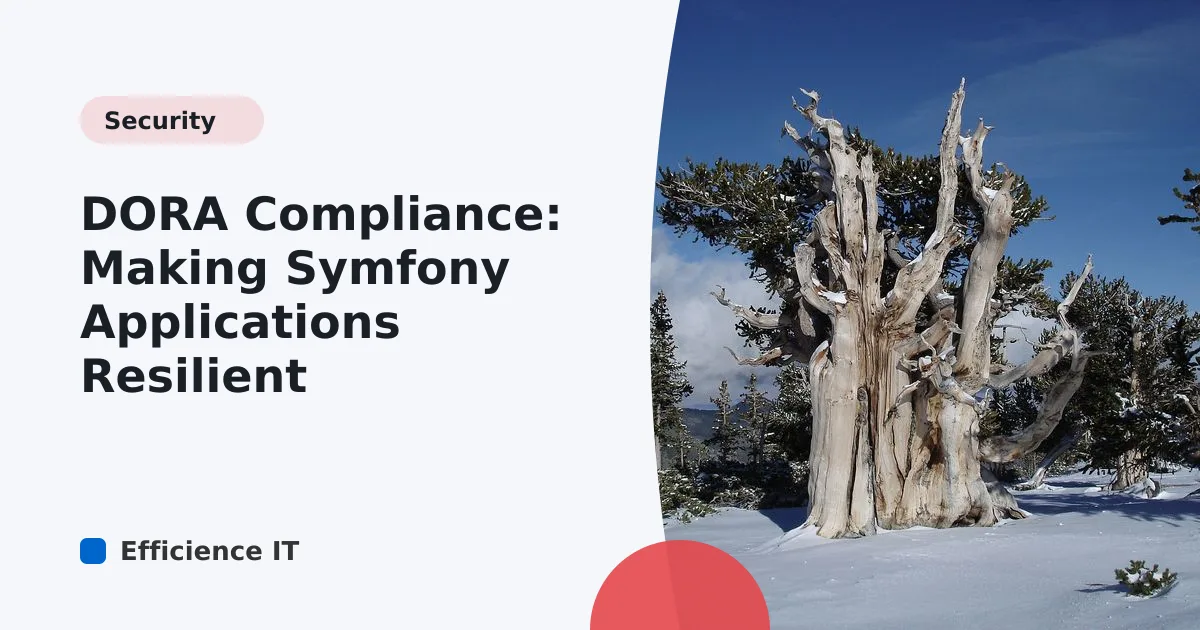 DORA Compliance: Making Symfony Applications Resilient