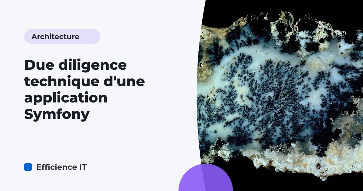 Due diligence technique d'une application Symfony