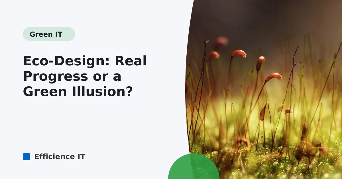 Eco-Design: Real Progress or a Green Illusion?