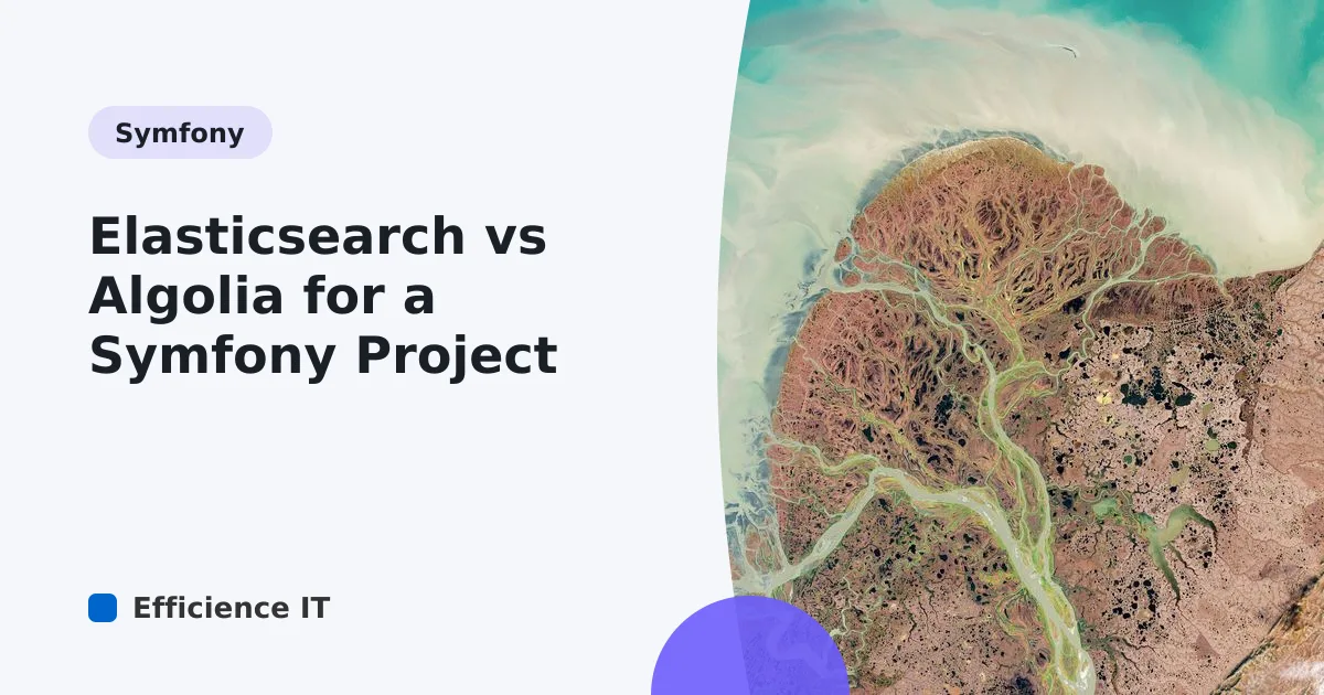 Elasticsearch vs Algolia for a Symfony Project
