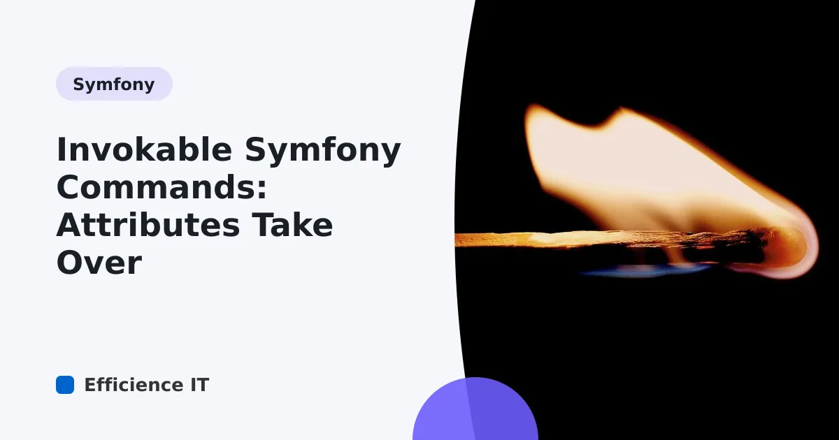 Invokable Symfony Commands: Attributes Take Over