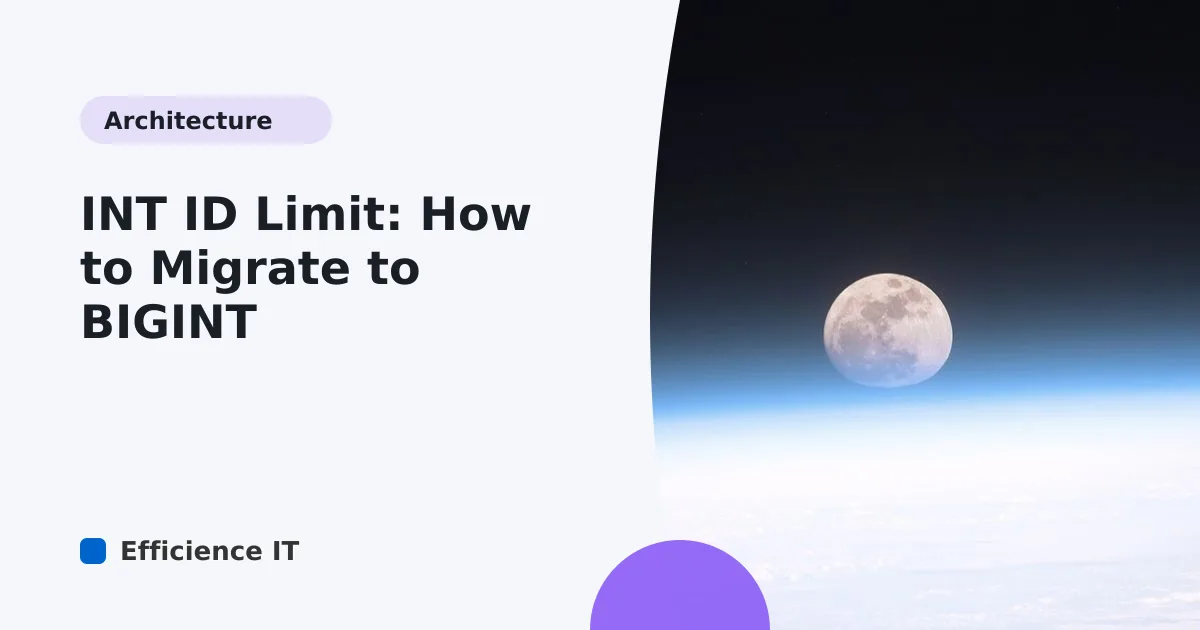 INT ID Limit: How to Migrate to BIGINT