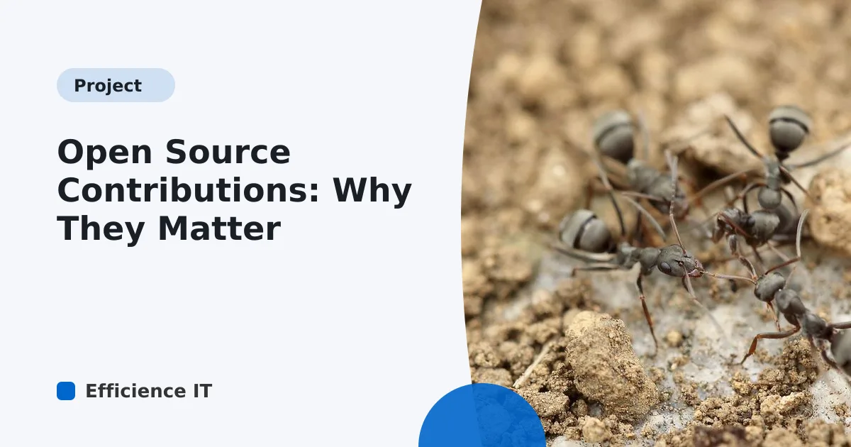 Open Source Contributions: Why They Matter