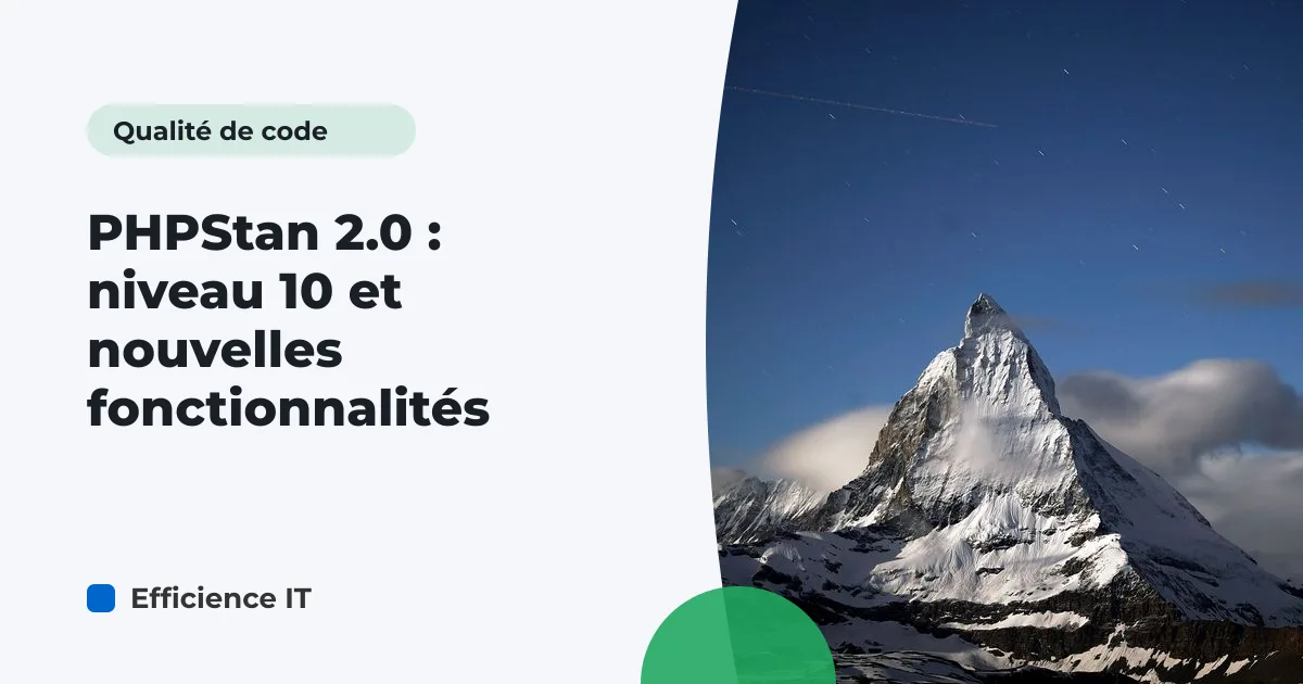 PHPStan 2.0 : niveau 10 et nouvelles fonctionnalités