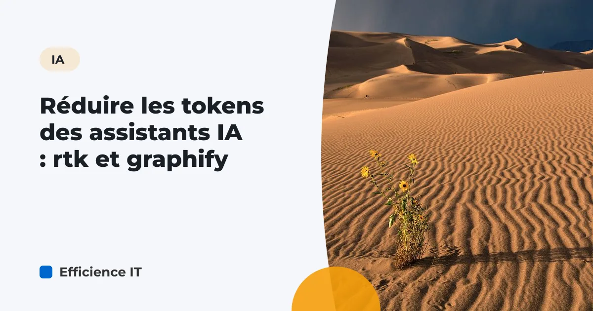 Réduire les tokens des assistants IA : rtk et graphify