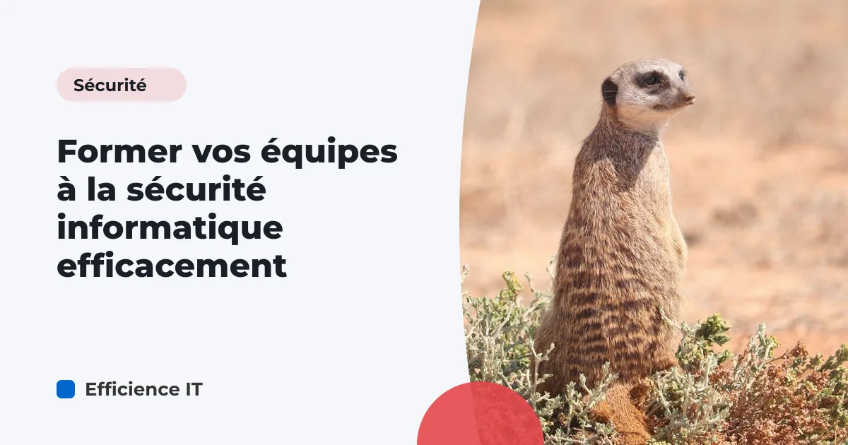 Former vos équipes à la sécurité informatique efficacement