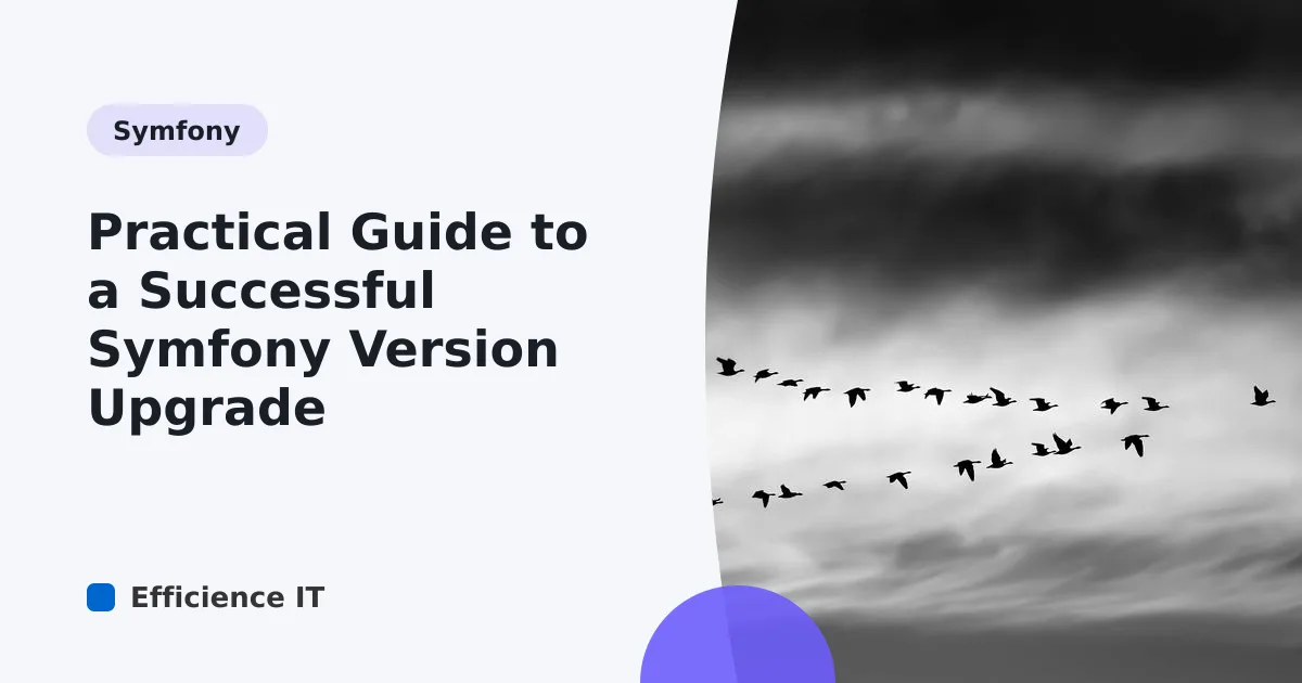Practical Guide to a Successful Symfony Version Upgrade